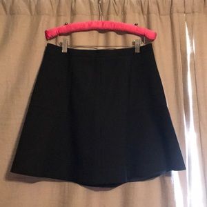 Black J.Crew Flared Skirt